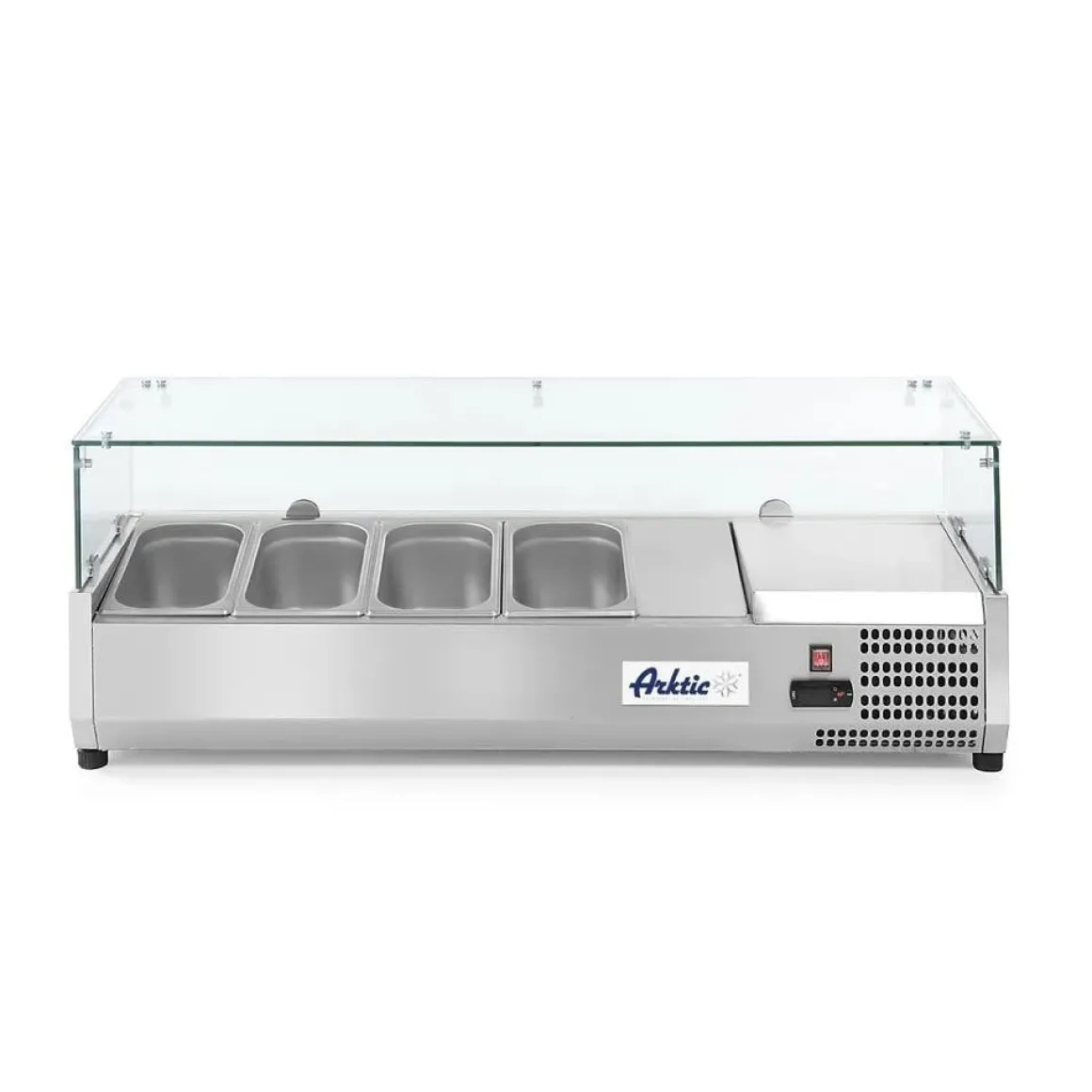 Arktic Opzetkoelvitrine met glas 4x GN 1/3