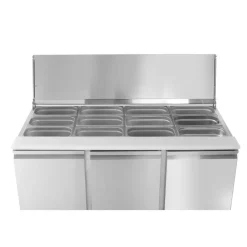 Arktic Saladette met 3 deuren 380L