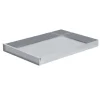 Bakplaat aluminium 3 randen (90º) - 58x40x5cm + Voorzetstuk