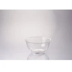 Beslagkom transparant met voet 0,4 liter (Ø13 cm)