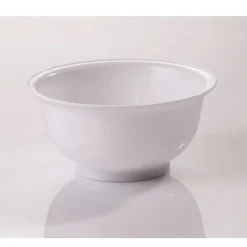 Beslagkom wit met voet 0,4 liter (Ø13 cm)