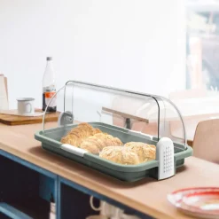 Biesse Vitrine Klein Groen 30x21x14cm