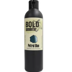 Bold Cacaoboter Gekleurd Petrol Bleu Glitter 230g