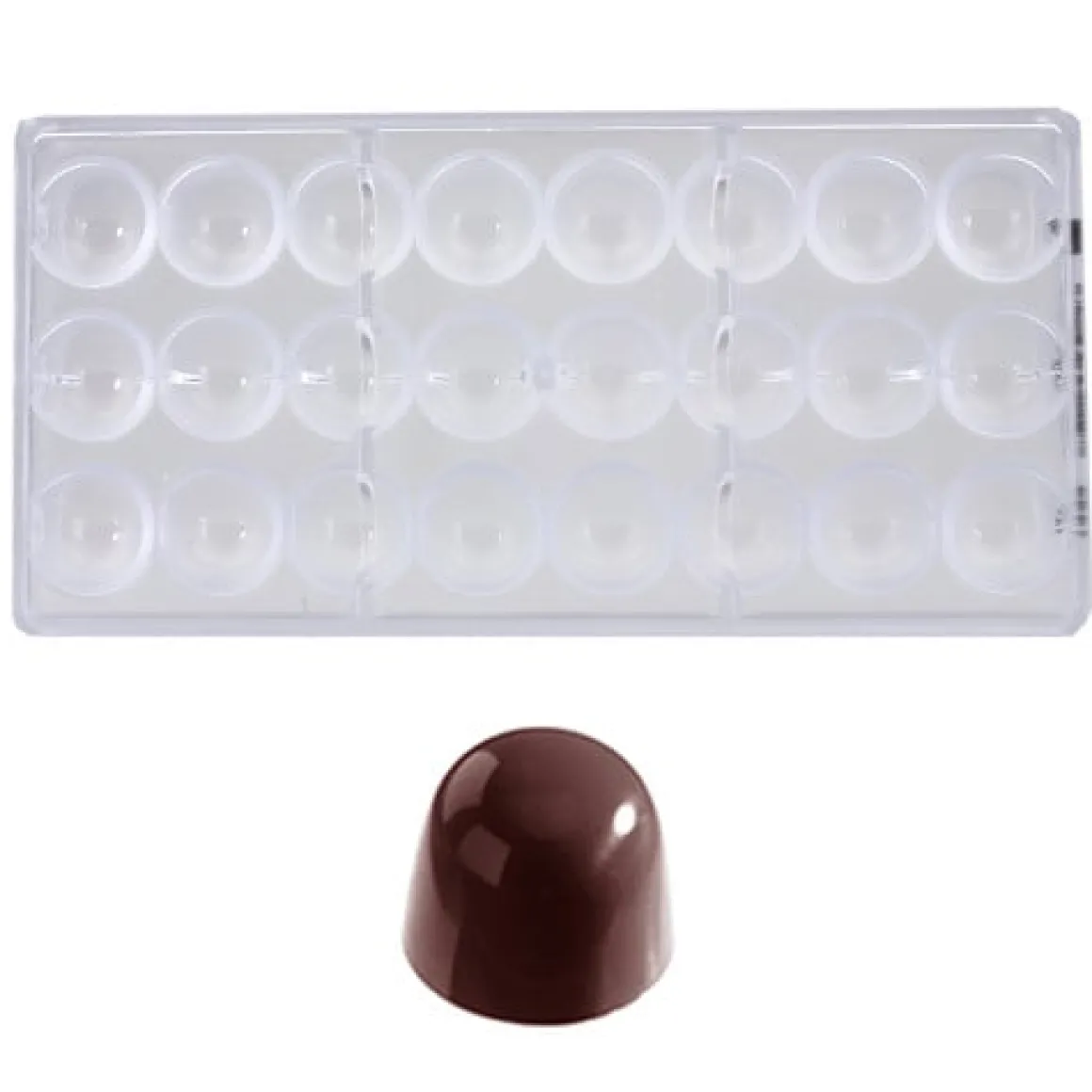Bonbonvorm Chocolate World Kegel (24x) Ø29x25 mm