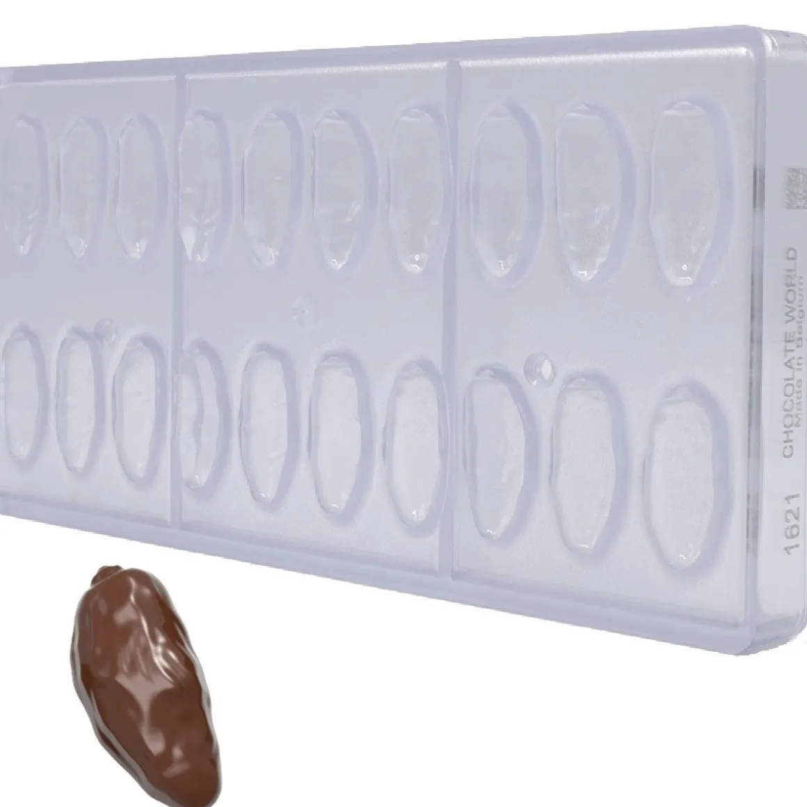 Bonbonvorm Chocolate World Dadel (20x) 39x19x10mm**