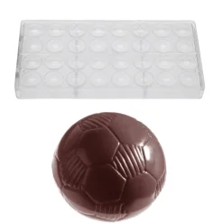 Bonbonvorm Chocolate World Voetbal (32x) Ø26mm