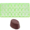 Bonbonvorm Chocolate World GL Cuvette Ovaal (24x) 35x26mm**