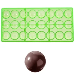 Bonbonvorm Chocolate World GL Bol (24x) Ø30mm.**