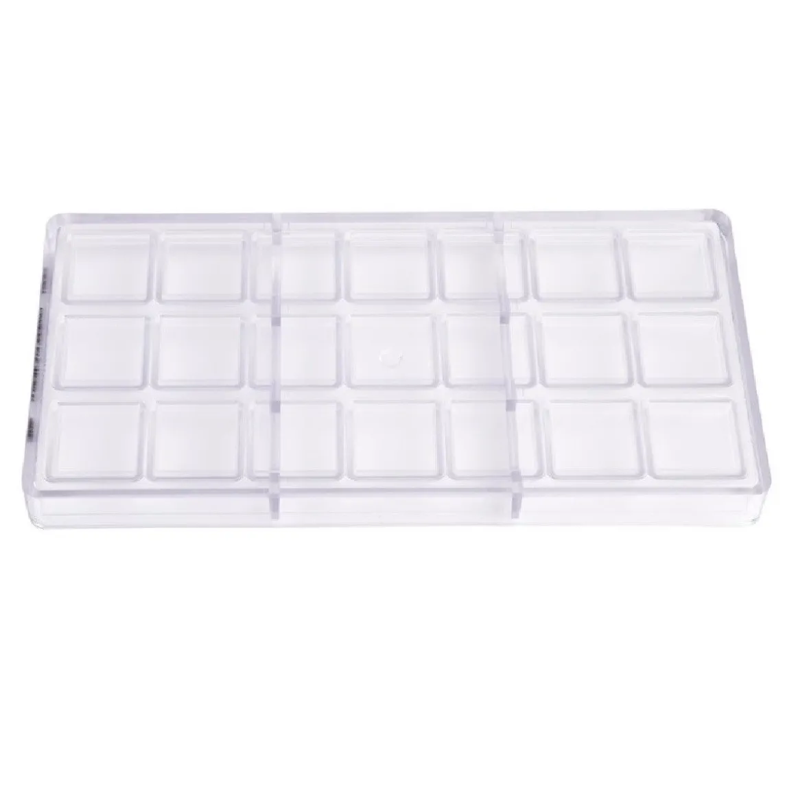 Bonbonvorm Chocolate World Vierkant (21x) 30,5x5,5mm