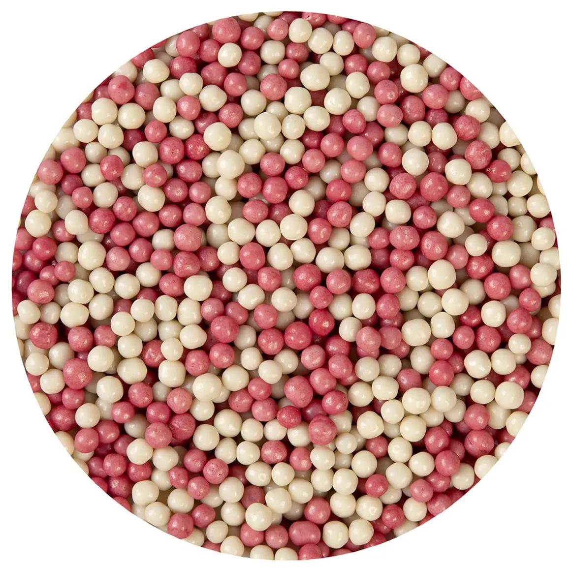 BrandNewCake Chocolade Crispy Parels Roze/Wit 190g