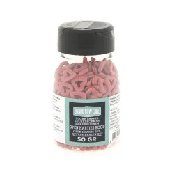 BrandNewCake Confetti Open Hartjes Rood 50gr.