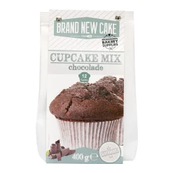 BrandNewCake Cupcake-mix Chocolade 400g. Glutenvrij