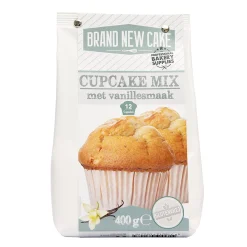 BrandNewCake Cupcake-mix Vanille 400g. Glutenvrij