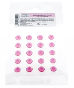 BrandNewCake Eetbare Jelly Diamanten Roze 20st