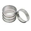 BrandNewCake Flan/Cake Ringen RVS Ø8cm Set/4
