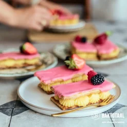 BrandNewCake Fondant Glazuur Roze 300g