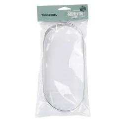 BrandNewCake Taartring RVS Ovaal Geperforeerd 27x8x2cm**