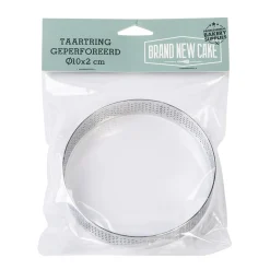 BrandNewCake Taartring RVS Geperforeerd Ø10x2cm