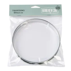 BrandNewCake Taartring RVS Ø14x2cm**