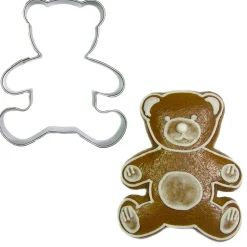 BrandNewCake Uitsteker Teddybeer RVS 6cm
