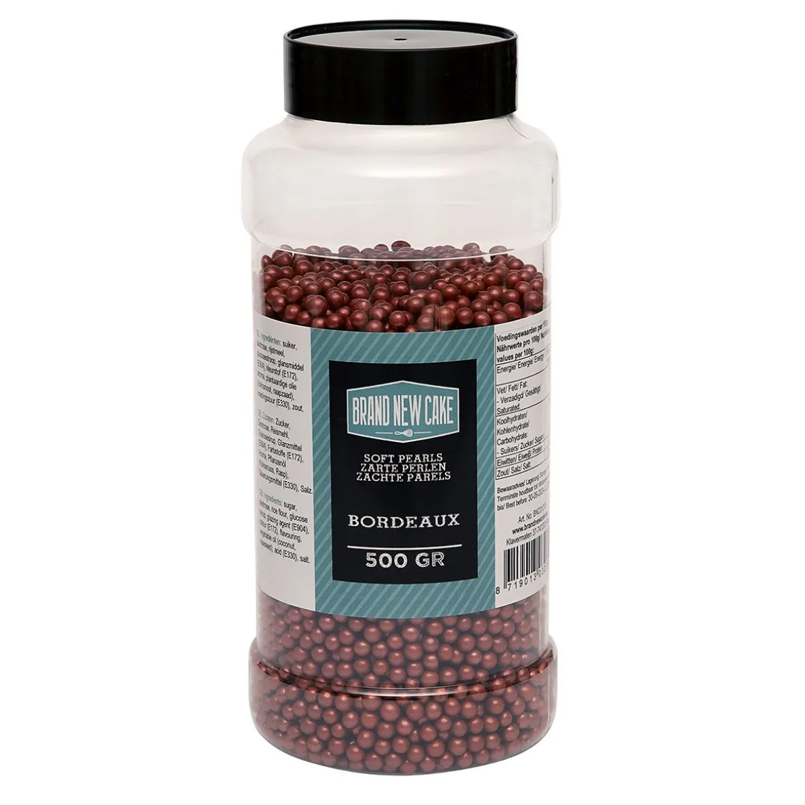 BrandNewCake Zachte Parels Bordeaux Rood 500gr.