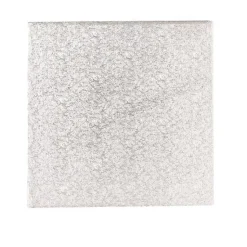 Cakedrum Zilver Vierkant 40,5cm