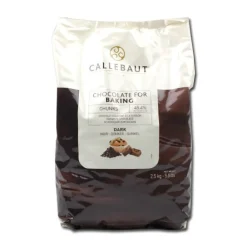 Callebaut Bakvaste chocolade Chunks Puur 2,5 kg.