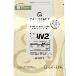Callebaut Chocolade Callets Wit (CW2) 2,5kg