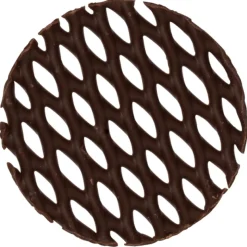 Callebaut Chocoladedecoratie Raster Rond Ø5cm 195st.