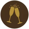 Callebaut Chocoladedecoratie Champagne Cheers 280st