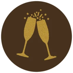 Callebaut Chocoladedecoratie Champagne Cheers 280st