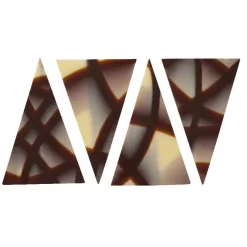 Callebaut Chocoladedecoratie Jura Punt 500st.