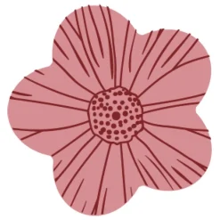 Callebaut Chocoladedecoratie Roze Bloem 308st.