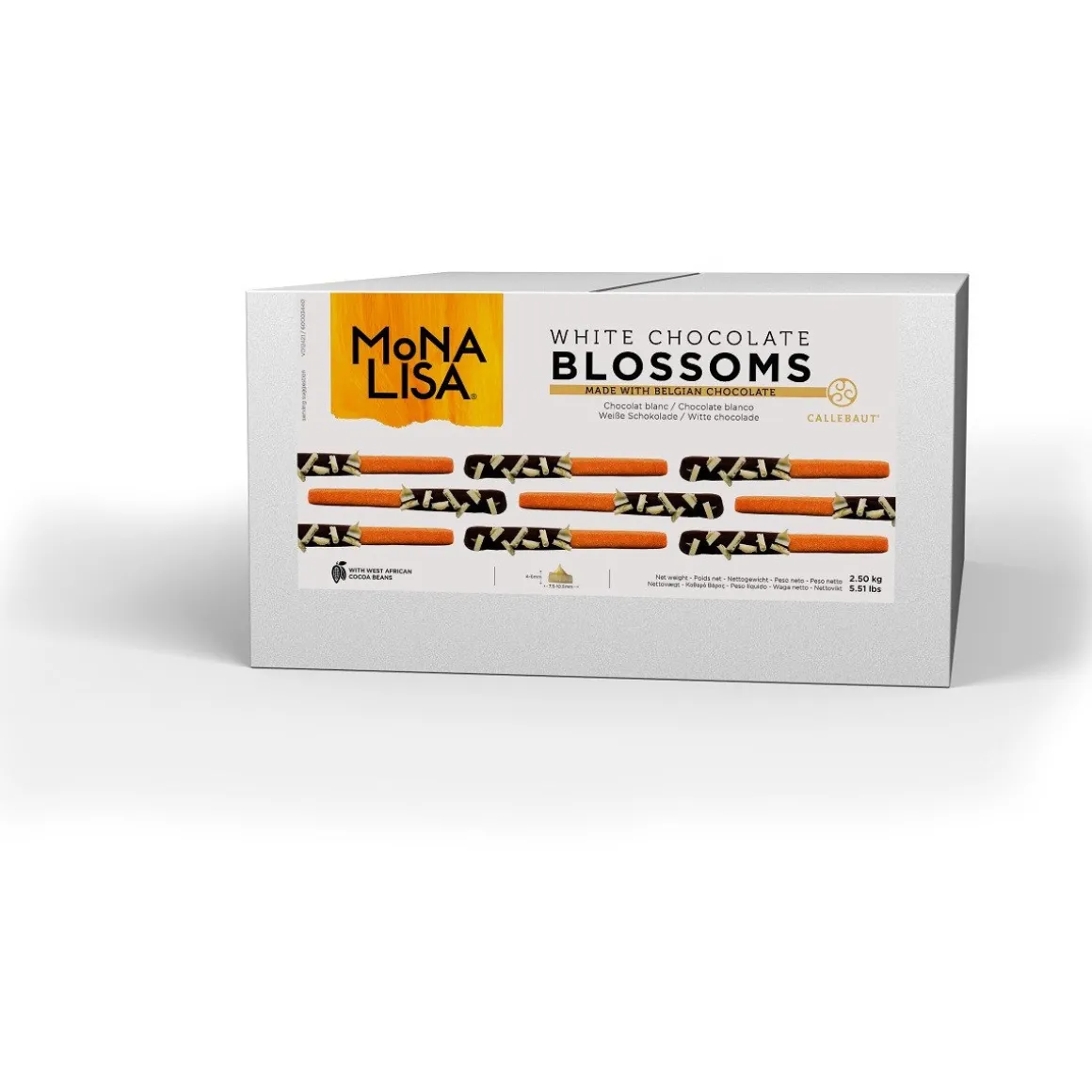 Callebaut Chocoladekrullen klein Wit 2,5kg