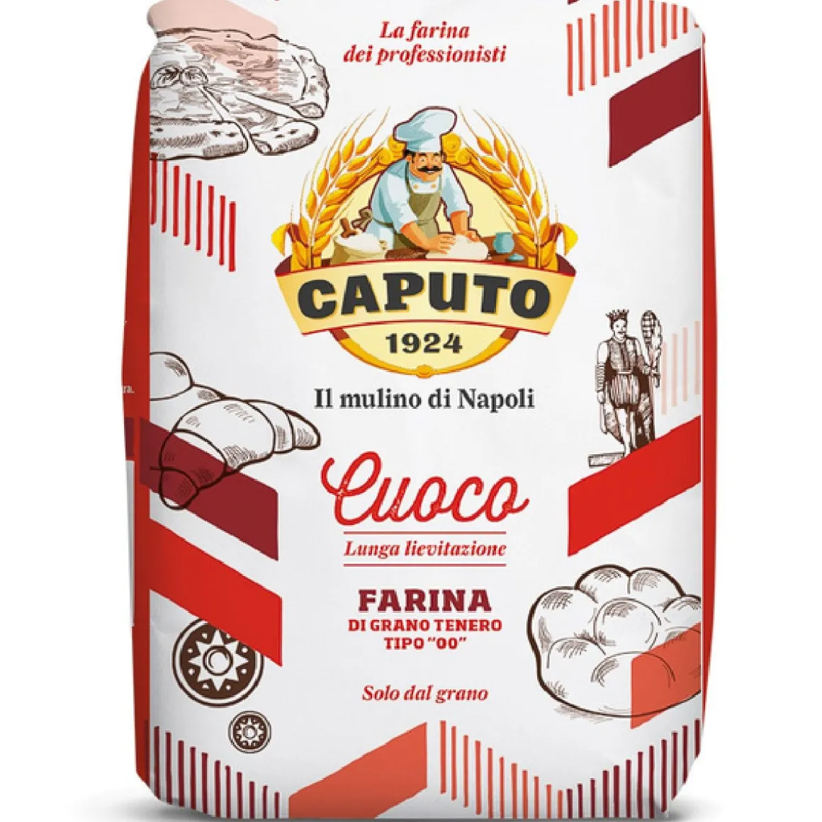 Caputo Bloem Farina Tipo 00 Cuoco Rosso (Pizza-Brood) 1kg