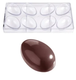 Chocolade Holvorm Chocolate World Glad Ei (8x) 70x47x25mm