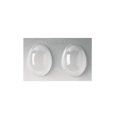 Chocolade Holvorm Pasen Half-Ei Glad (4x) 8x6x2,5cm.