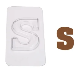 Chocoladebloklettervorm 100 gr. Letter S