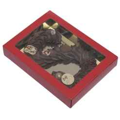 Chocoladeletterdoos GK7 Rood / Goud 3st