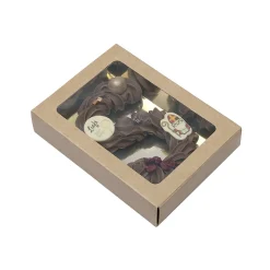 Chocoladeletterdoos Klein GK1 Kraft / Goud 26st