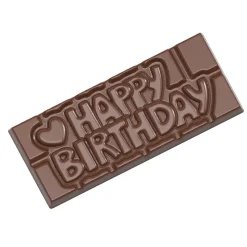 Chocolademal Chocolate World Tablet Happy Birthday (4x)