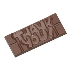 Chocolademal Chocolate World Tablet Thank You (4x) 118x50mm