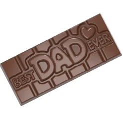 Chocolademal Chocolate World Tablet Best Dad (4x) 118x50mm
