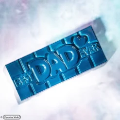 Chocolademal Chocolate World Tablet Best Dad (4x) 118x50mm