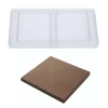 Chocolademal Chocolate World Tablet Vierkant (2x) 100x8,5mm
