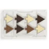 Chocolademal Kerstboom (8x) 4x4,2 cm