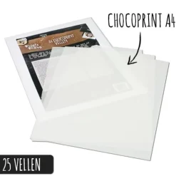 Chocoprint sheets A4-formaat (25 vellen)