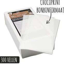 Chocoprint sheets Bonbon-formaat (300 vellen)