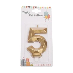 Cijferkaars Geo Goud #5