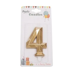 Cijferkaars Geo Goud #4